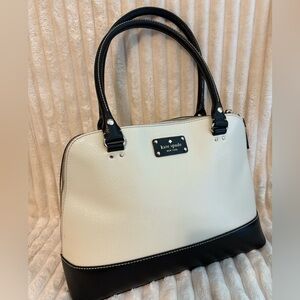 Kate Spade Black and White Satchel